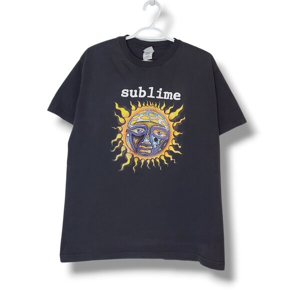 Vintage 90s Sublime 40 Oz. To Freedom Graphic Band Shirt Black Size L - Picture 1 of 6